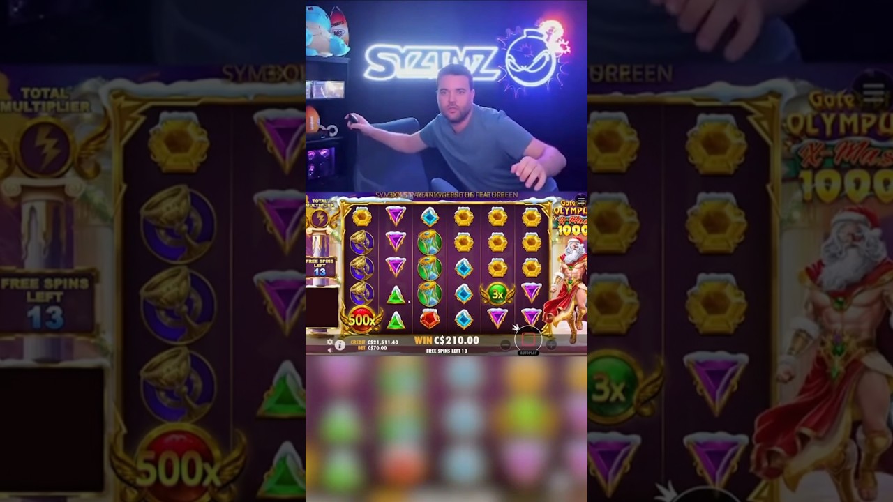 Gates of Olympus 1000 Xmas Max win #gatesofolympus #gamble #maxwin #money #slots