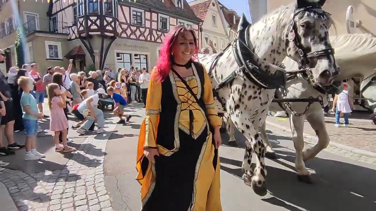 606 Kerwe in Weikersheim der Umzug