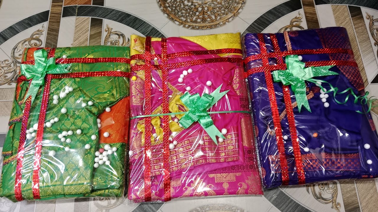 how to Pack  a saree for a Bride wedding