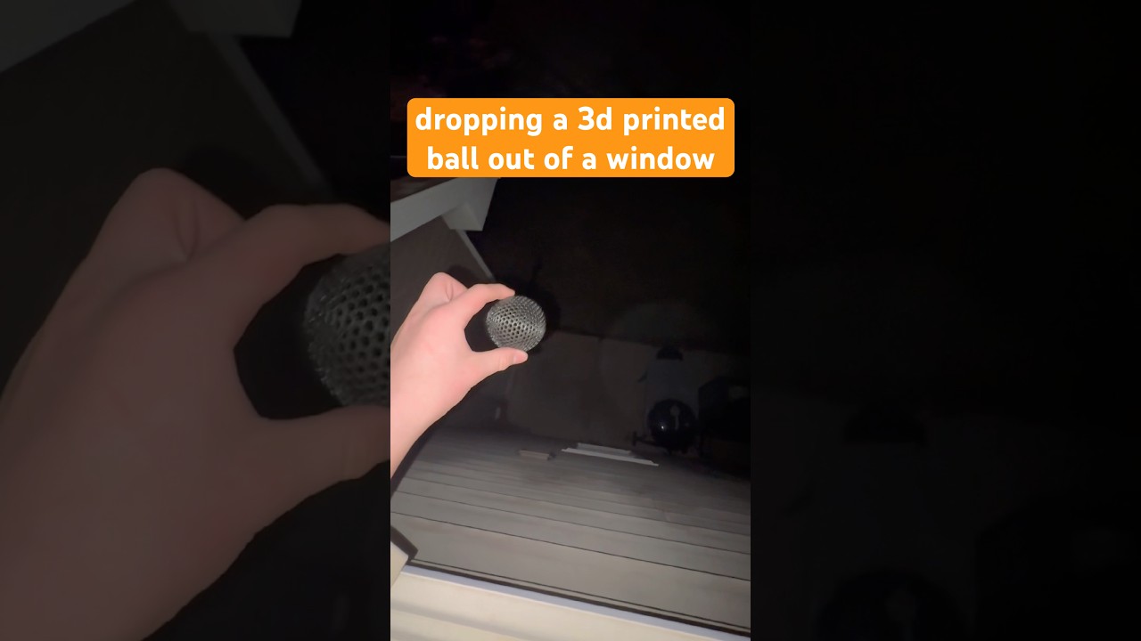 I thought it would shatter 😭 #3dprinter #droptest #funny #shorts