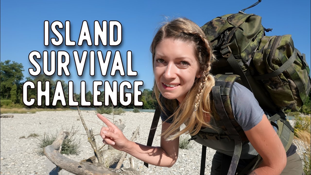 ✔️24h Survival Challenge✔️on an island 🔥​Cooking, wild plant science, and borderline experiences🌡️​🥵
