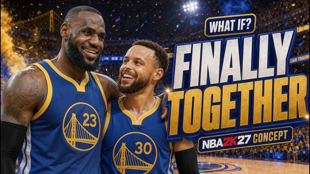 🔥Леброн и Стеф в &laquo;Уорриорз&raquo;???🏀Концепт NBA2K27🏀