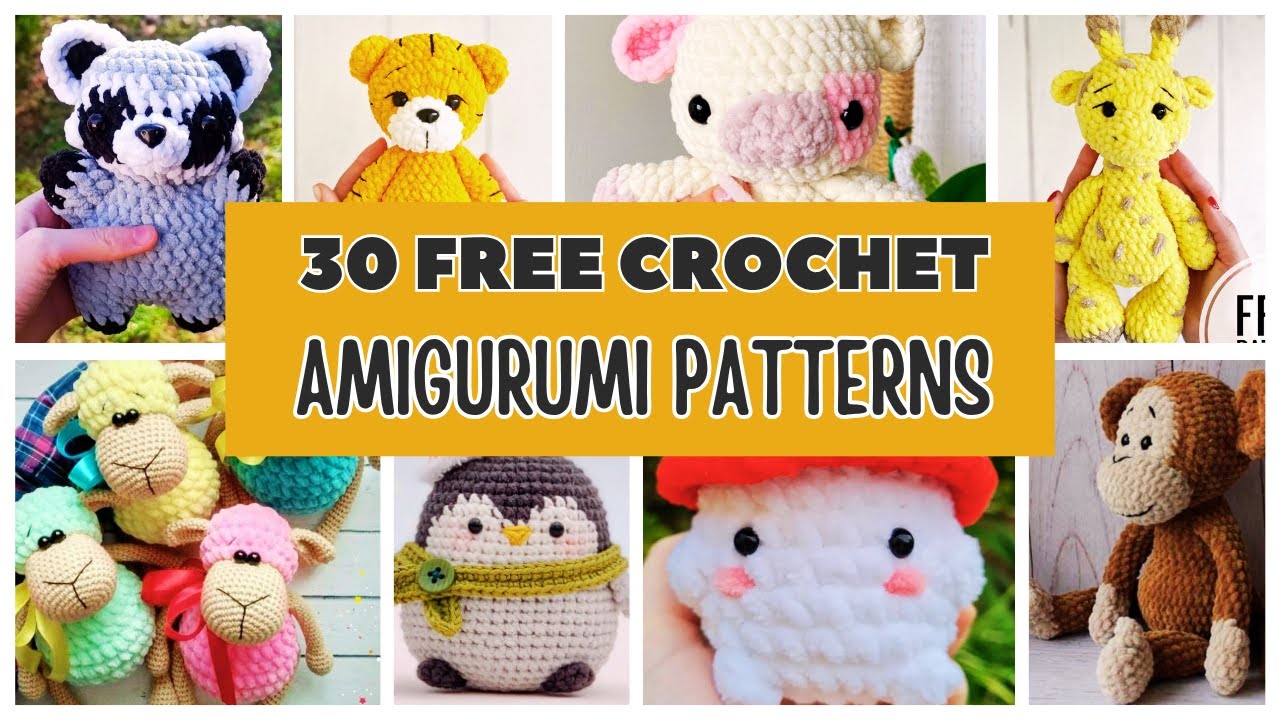 The CUTEST Amigurumi Patterns (FREE!) | Beginner Friendly