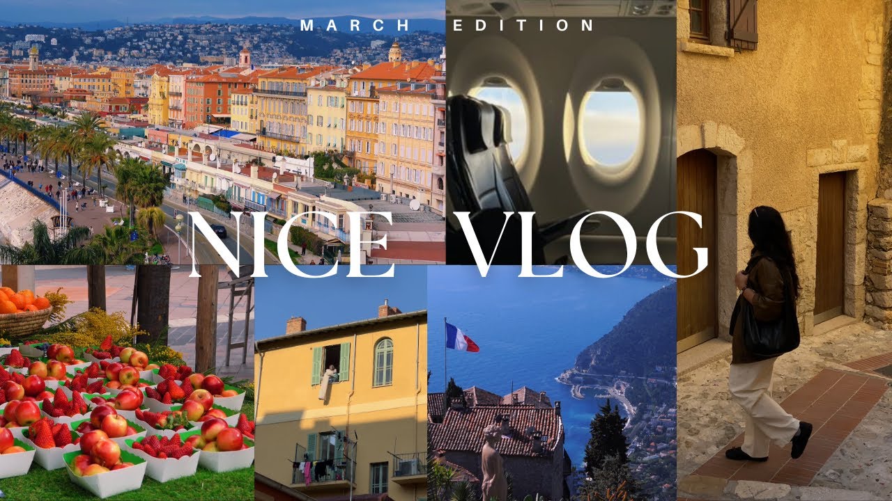 south of france vlog 𐙚⋆°｡🍊| Nice,Èze village, flower markets, making perfumes & more