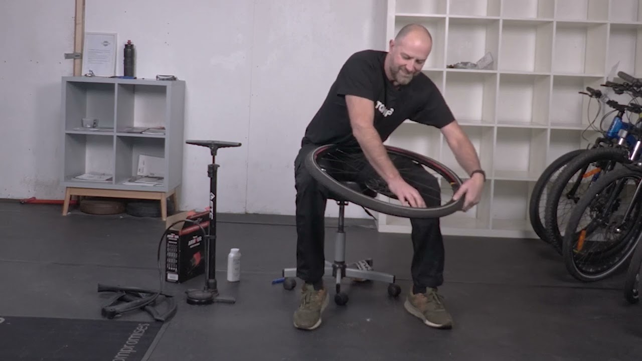 Real Time: How to install Tannus Armour with inner tubes