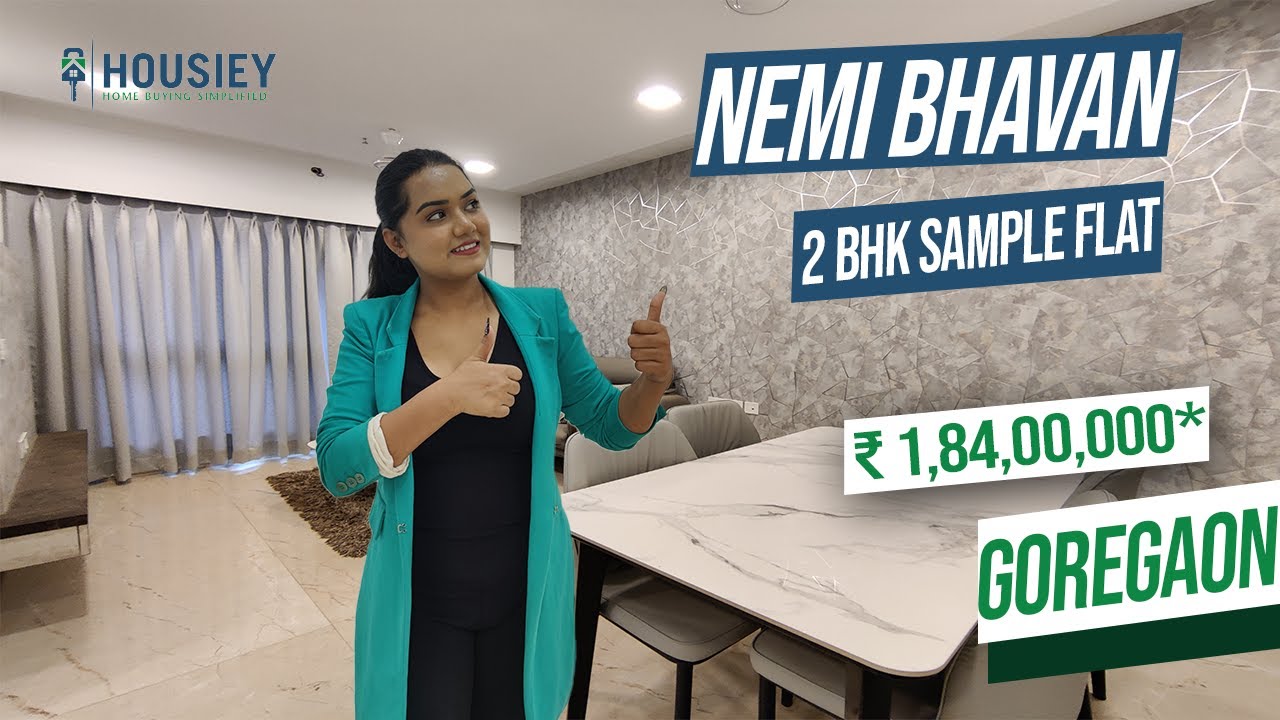 Nemi Bhavan Ram Mandir  | 2 BHK Sample Flat Tour | Neminath Group Goregaon West