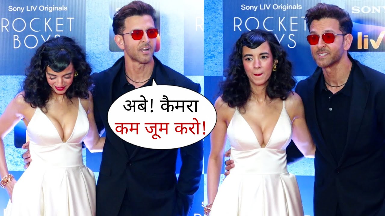 Hrithik Roshan GIrlfriend Saba Azad Flaunts Unbelievable Beauty in Front Of Media At Sony Liv S2