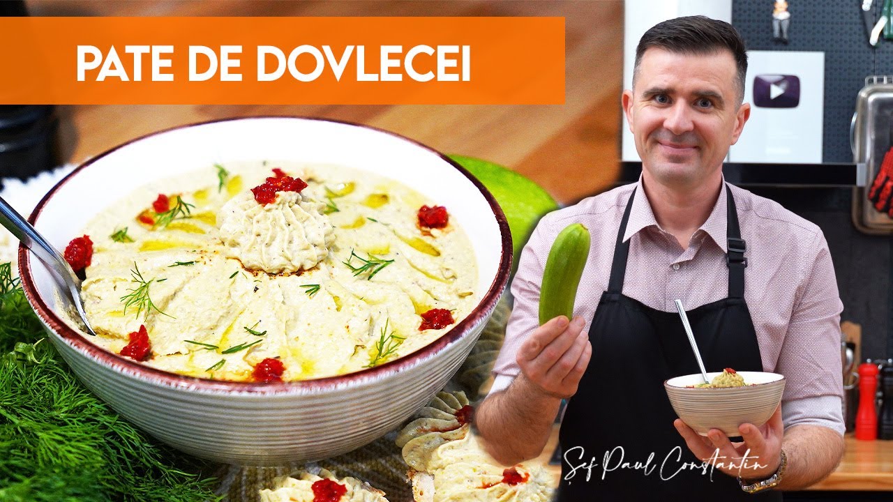 Nu vei crede cât de cremos și delicios este acest pate de dovlecei! 😋✨ Șef Paul Constantin