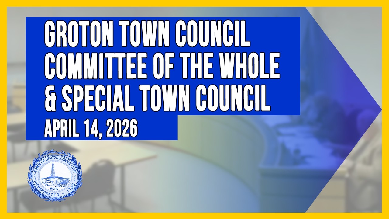 Заседание городского совета Гротона и специальное заседание городского совета - 14.04.2026