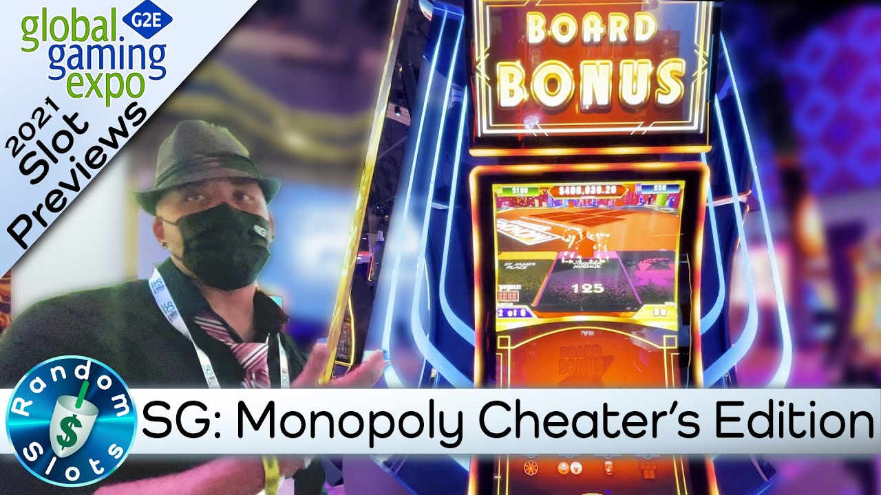 Monopoly Cheater's Edition Slot Machine Preview by Scientific Games at #G2E2021