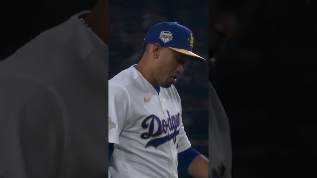 Edwin D&iacute;az secures his first save with the Dodgers 🎺