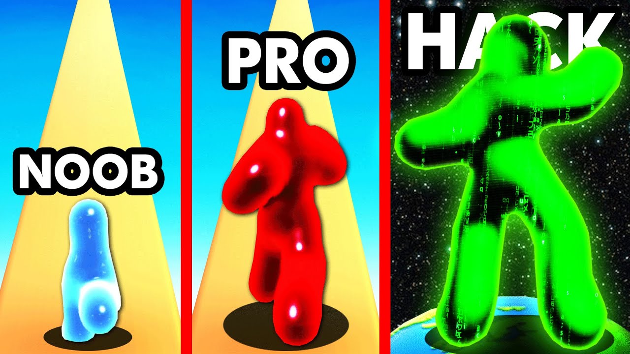 NOOB vs PRO vs HACKER As BIGGEST BLOB