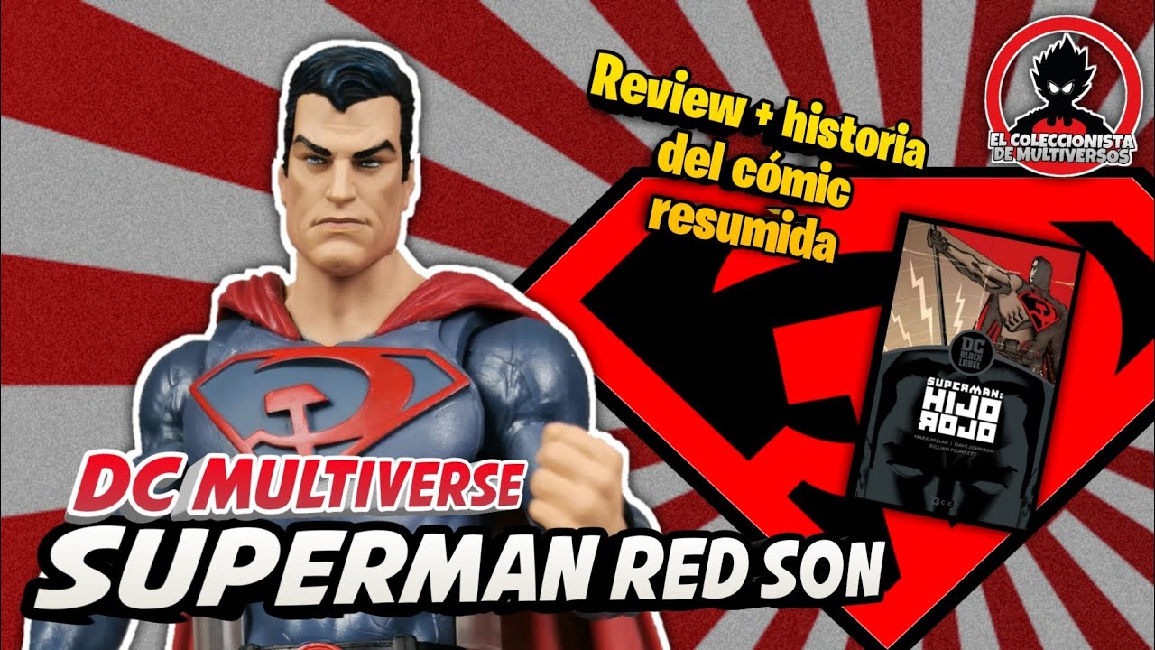 🦸SUPERMAN RED SON🦸Cómic + DC Multiverse Mcfarlane Toys en Español! ¡ME DEJO KO! 😱