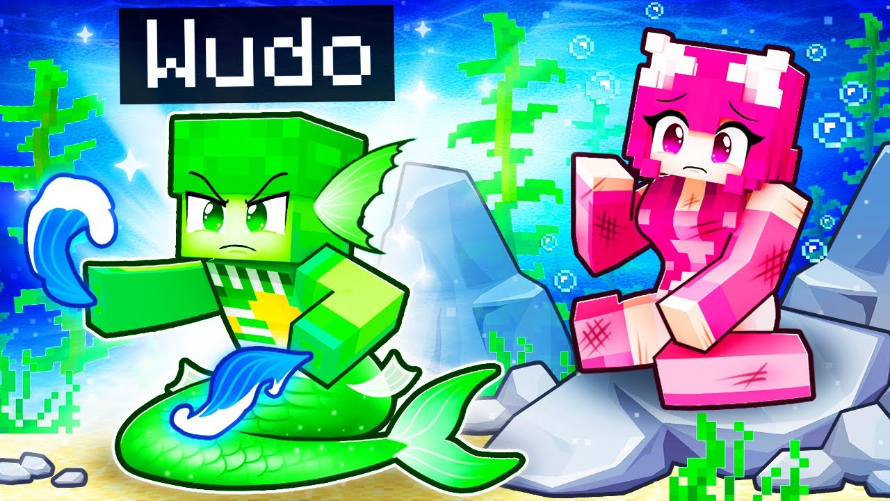 Playing as a PROTECTIVE Mermaid in Minecraft!