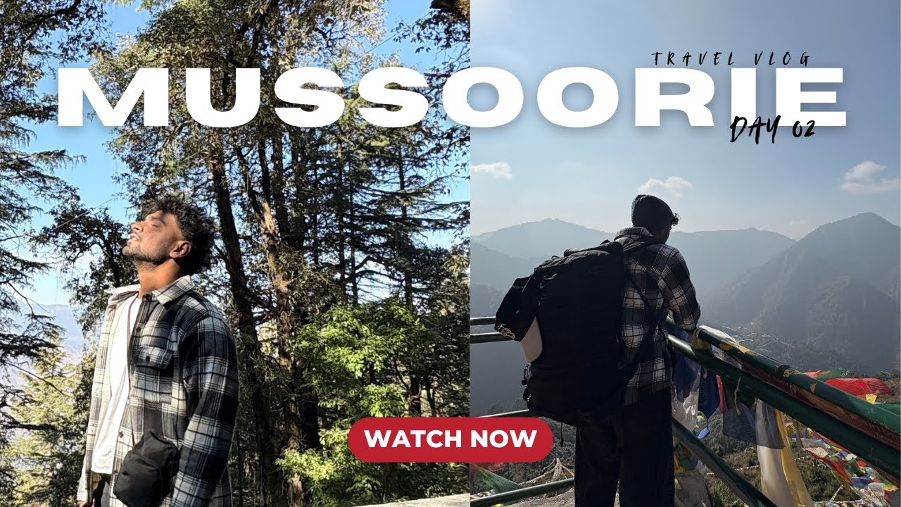 Why Landour Feels So Magical 🤯 |  Mussoorie Travel Vlog Finally | Day 02 Travel Vlog 🫣|CrazyyRitik✌🏽