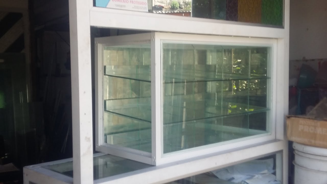 Como hacer una vitrina de aluminio 1