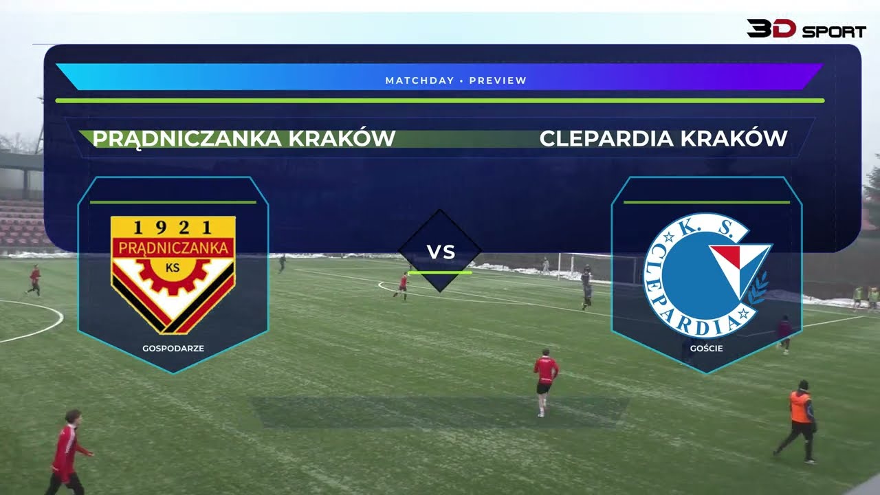 SP: Prądniczanka Krak&oacute;w - Clepardia Krak&oacute;w [Goal]. 2026-02-07