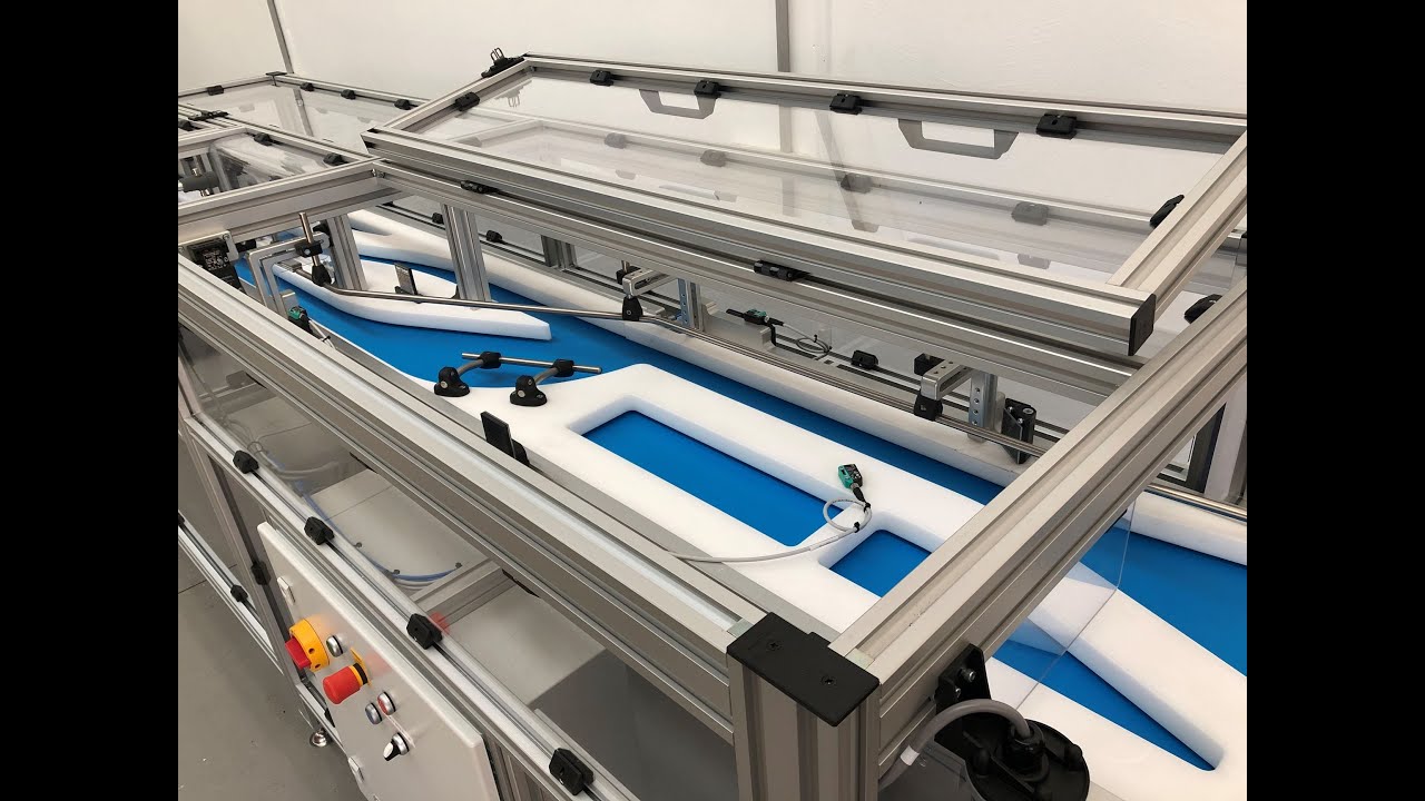 1 to 2 Lane Diverter Conveyor With Reject Function