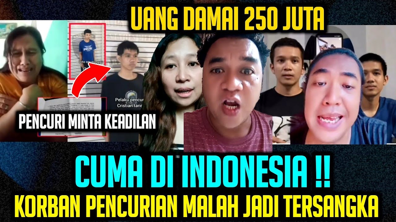 CUMA DI INDONESIA KORBAN BISA JADI TERSANGKA KEJADIAN DI MEDAN PENCURI MINTA KEADILAN