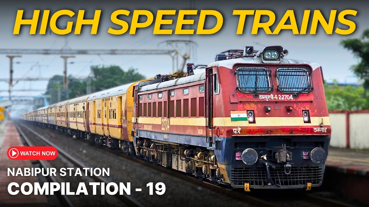Compilation - 19 | High Speed Indian Trains | Superfast Express | Western Railway | Indian Railway