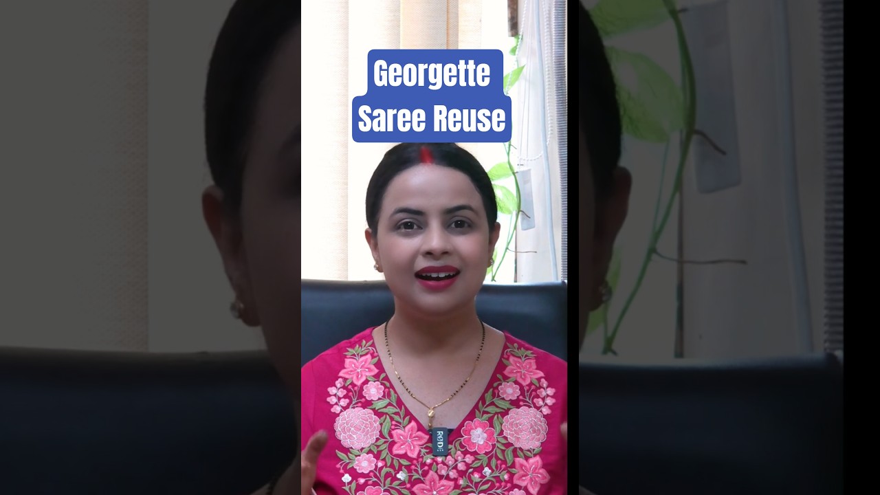 Awesome Georgette Saree Reuse Ideas