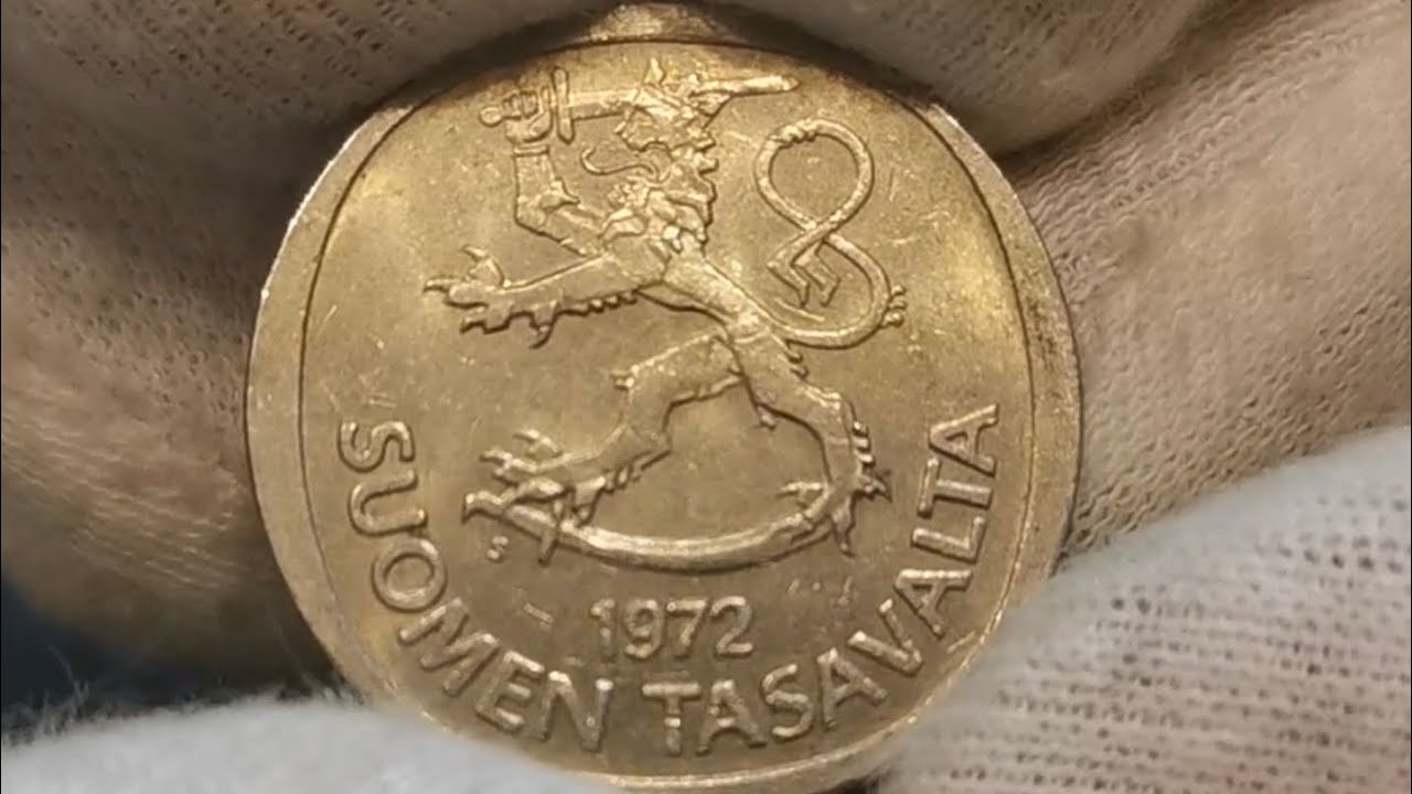 coin 1 Markka 1972 Finland