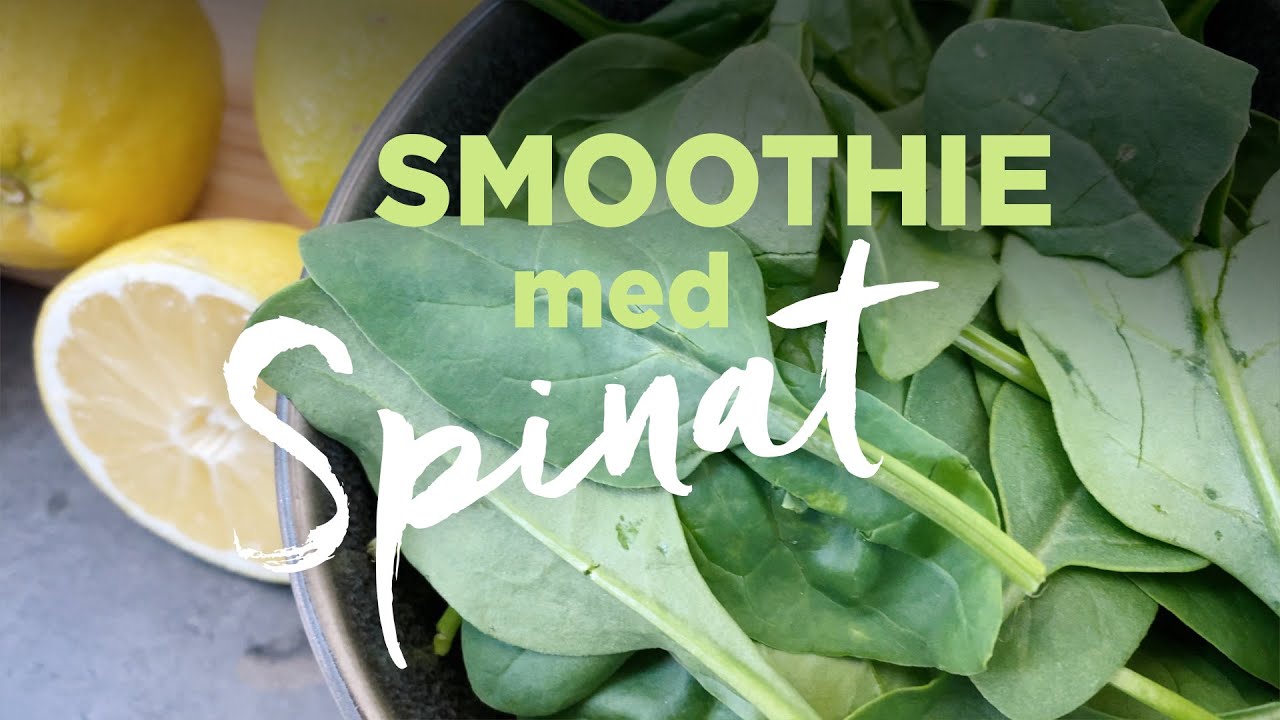 Smoothie med spinat p&aring; Vitamix a2500 |&nbsp;Mads Bo laver en sund skipper skr&aelig;k spinat smoothie | popeye