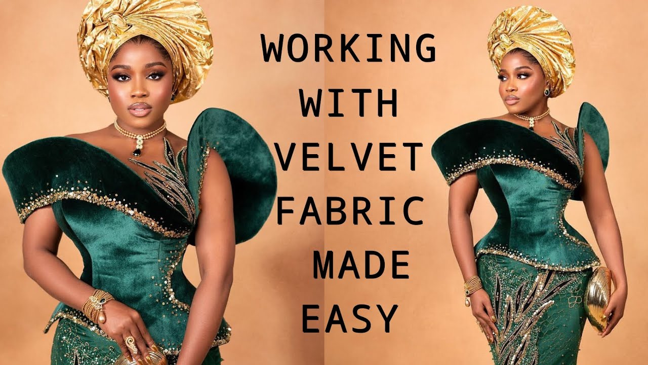 WORKING WITH VELVET FABRIC MADE EASY/ SIMPLE TIPS FOR SEWING WITH VELVET / Beginners friendly/ DIY