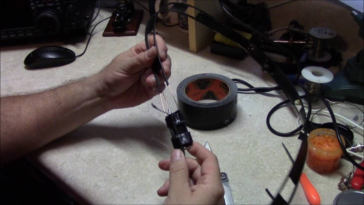 DIY VHF 2M Jpole antenna out of 450ohm line