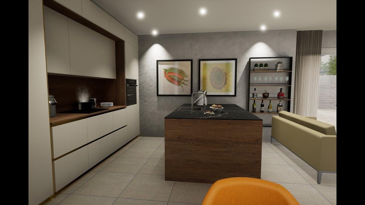 DeLinea, la cucina ed il living interamente firmato Scavolini