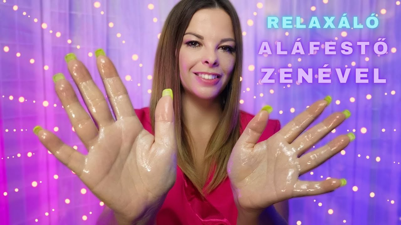 (Magyar ASMR) STRESSZOLDÓ MASSZÁZS relaxáló zenével | Roleplay