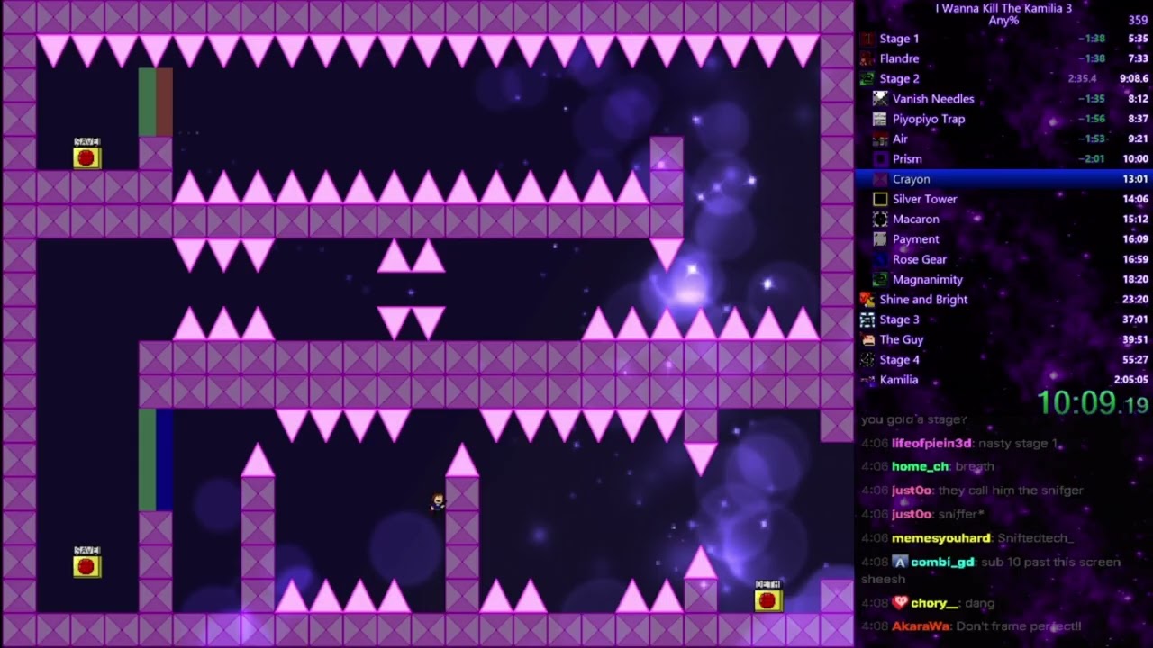 [WR] I Wanna Kill The Kamilia 3 any% to boss rush in 47:27