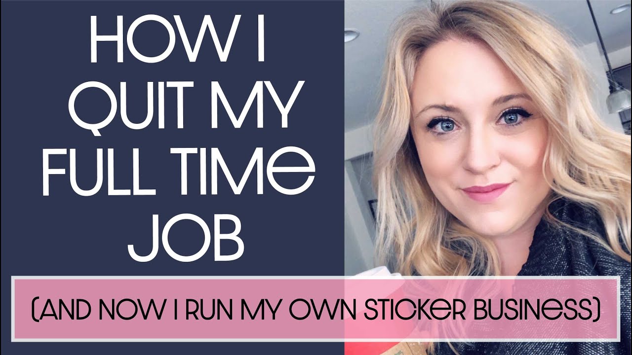 Printing Stickers From Home to a SUCCESSFUL Business - How I Quit my Full Time Job