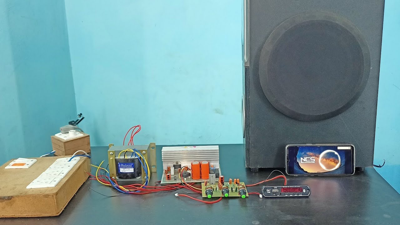 Tower Home Theater ko chalaya 7294 Board se // Tower home theater testing with 7294 Board
