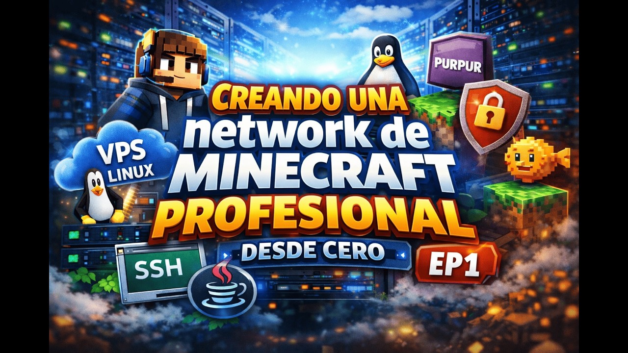Creando una Network Profesional de Minecraft en 2026! [ Configuración de VPS ] EP1.