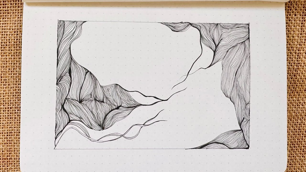 🖌️✨ Fine lines ✨ 🖌️ Slow down your mind  @_lazybliss_  Art Therapy | Line Therapy | Pattern Therapy 