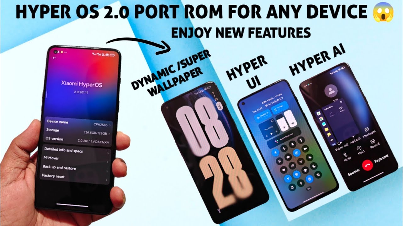 🚀HyperOS 2.0 custom ported rom for any device