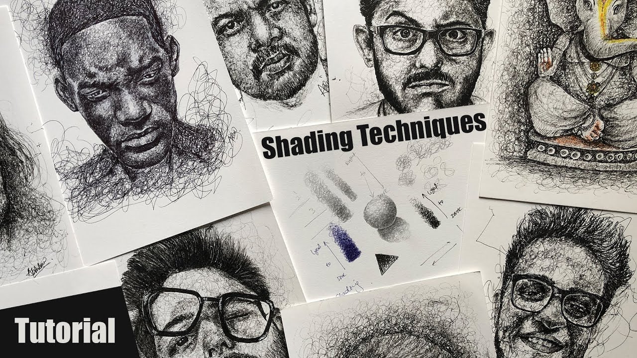 Shading Technique for Beginners | Scribble Shading Technique
