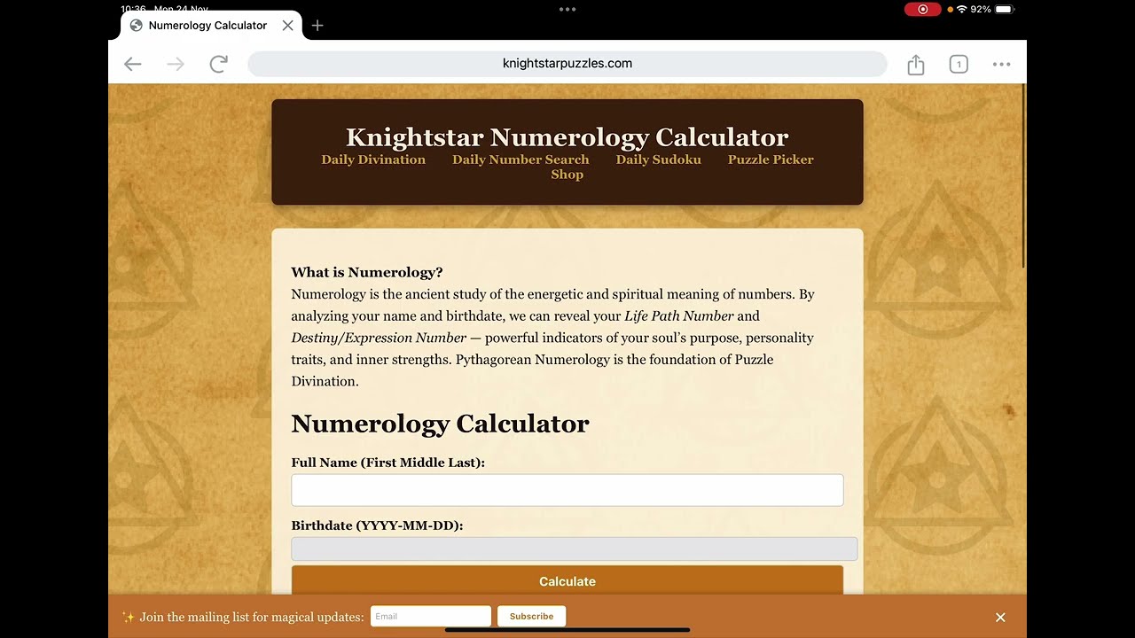 How to calculate your Life Path & Destiny Number (free tool demo)