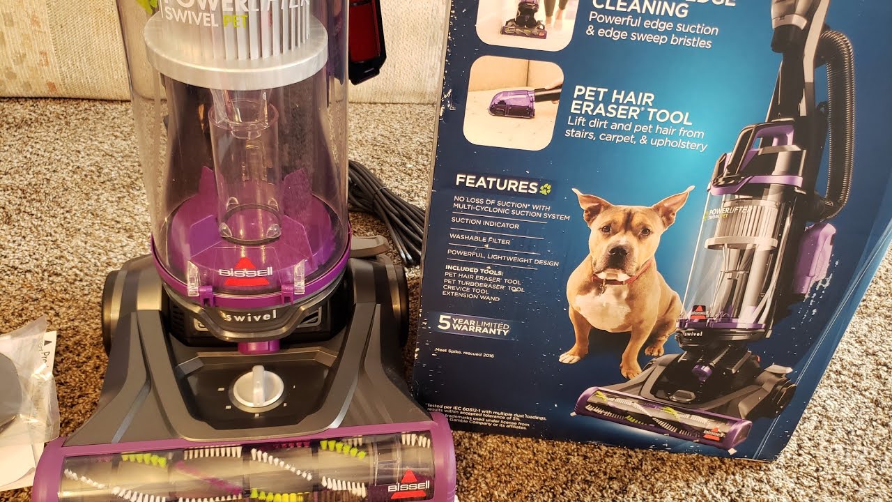 Руководство по распаковке и сборке пылесоса Bissell PowerLifter Swivel Pet (2260)