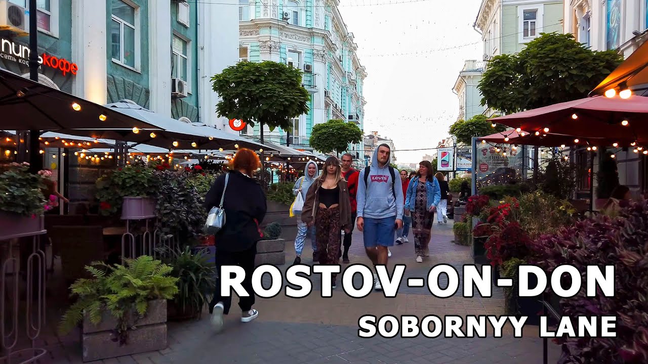 ⁴ᴷ⁶⁰ Ростов-на-Дону:  Соборный Переулок - Маленький Арбат в Ростове-на-Дону