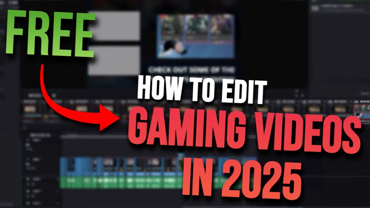 How to Edit Gaming Videos for Free in 2025 (DaVinci Resolve Ultimate Beginner Guide) | Episode 1