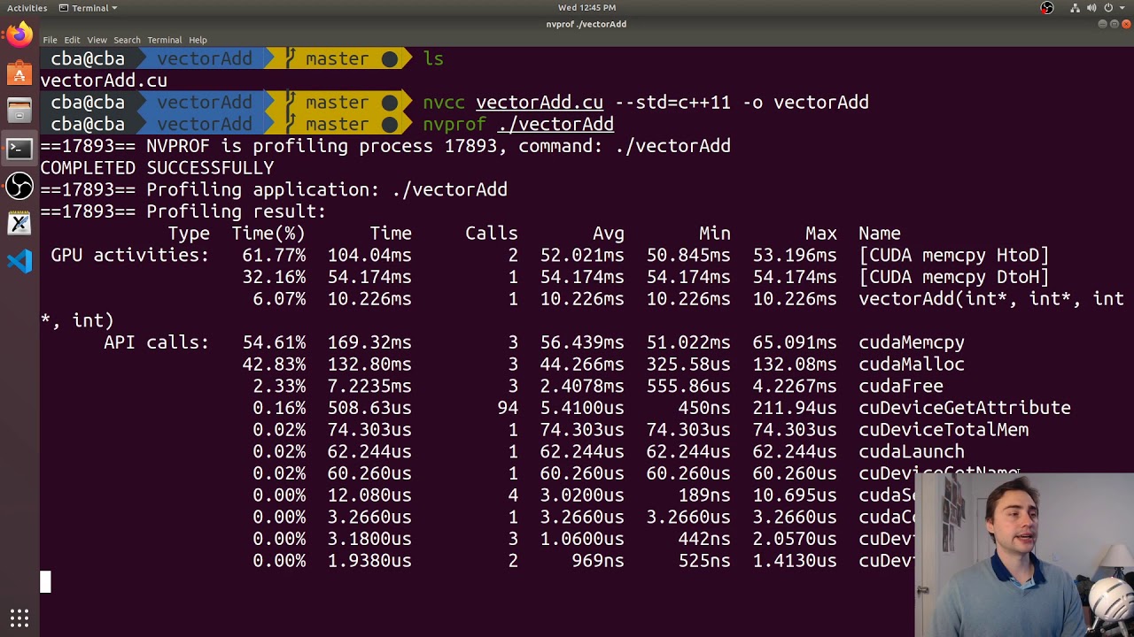 CUDA Crash Course (v2): Pinned Memory
