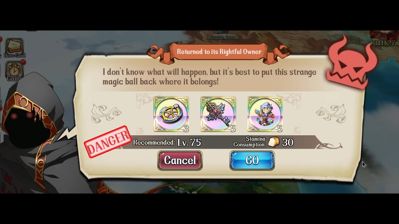 Langrisser Mobile - Danger World's Event - Returned to its Rightful Owner