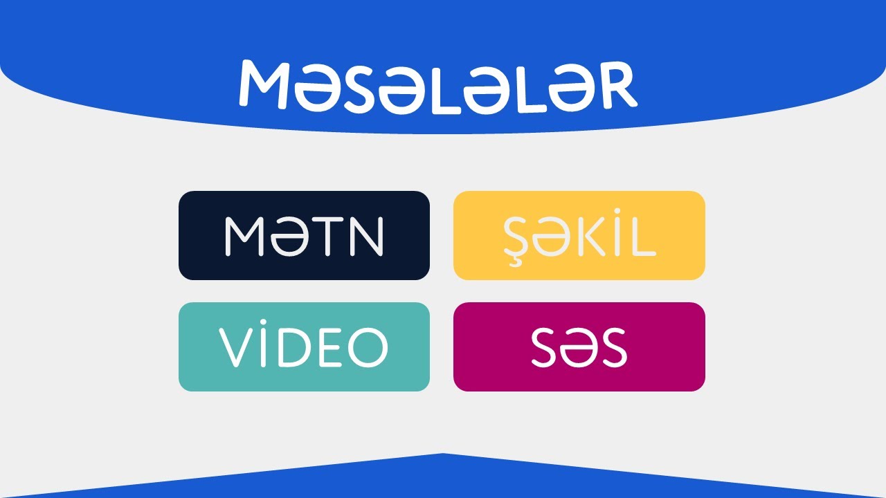 Mövzu 1.2. Müxtəlif tipli (mətn, şəkil, video, audio) faylların həminin tapılması