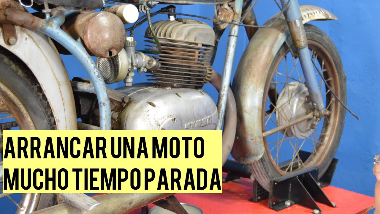 🔨 Arrancar una moto mucho tiempo parada I parte