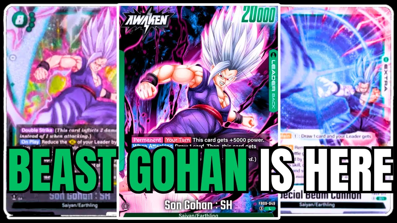 Gohan SH Deck Swings BIG In Fusion World Set 9