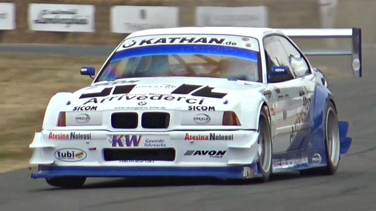 Georg Plasa's BMW 320 Judd V8 10.200rpm SCREAMING Sounds @ Goodwood FOS!