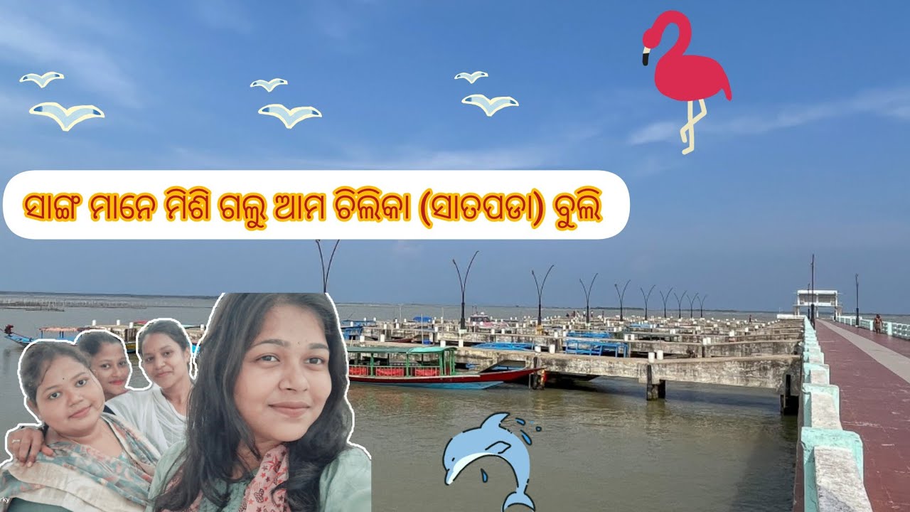ଆସନ୍ତୁ ବୁଲିଯିବା ଚିଲିକା (ସାତପଡା)🐬....ସାଙ୍ଗ ମାନଙ୍କ ସହ ମସ୍ତି ❤️🫶
