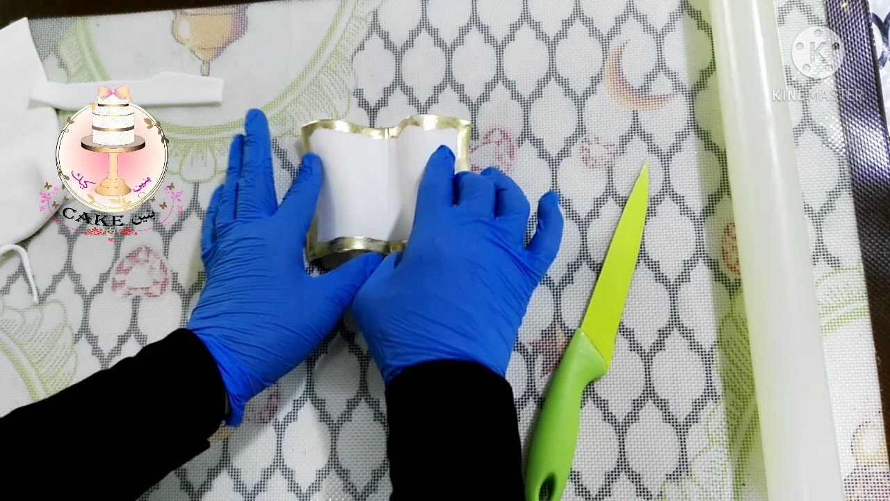 طريقة عمل كتاب عقد قران وعمل حلقات الخطوبة من عجينه السكر